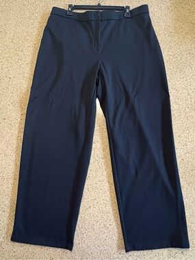 Eileen Fisher NWT Flex Tencel Black Straight Pant size 1X